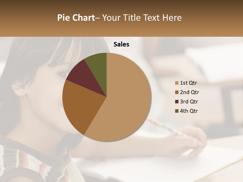 Boy Caucasian Child PowerPoint Template