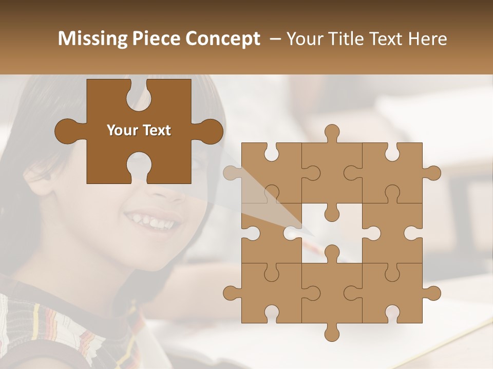 Boy Caucasian Child PowerPoint Template