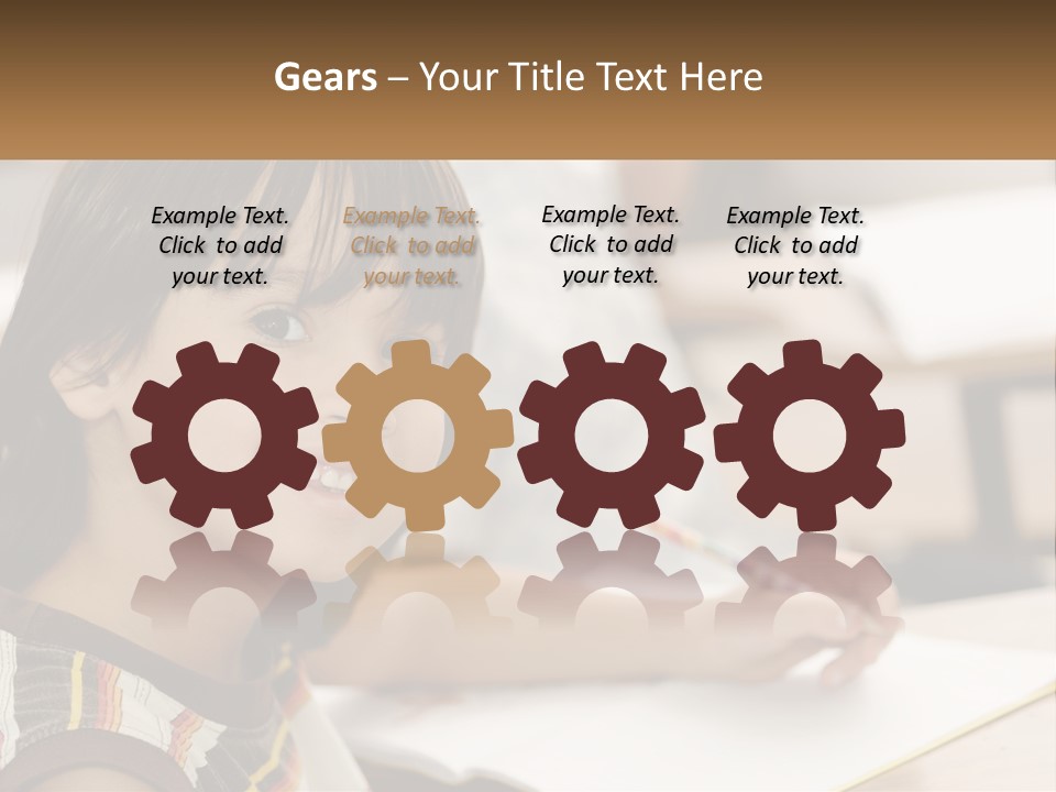 Boy Caucasian Child PowerPoint Template