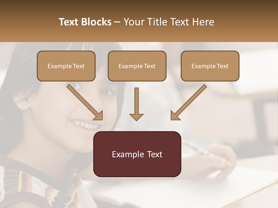 Boy Caucasian Child PowerPoint Template