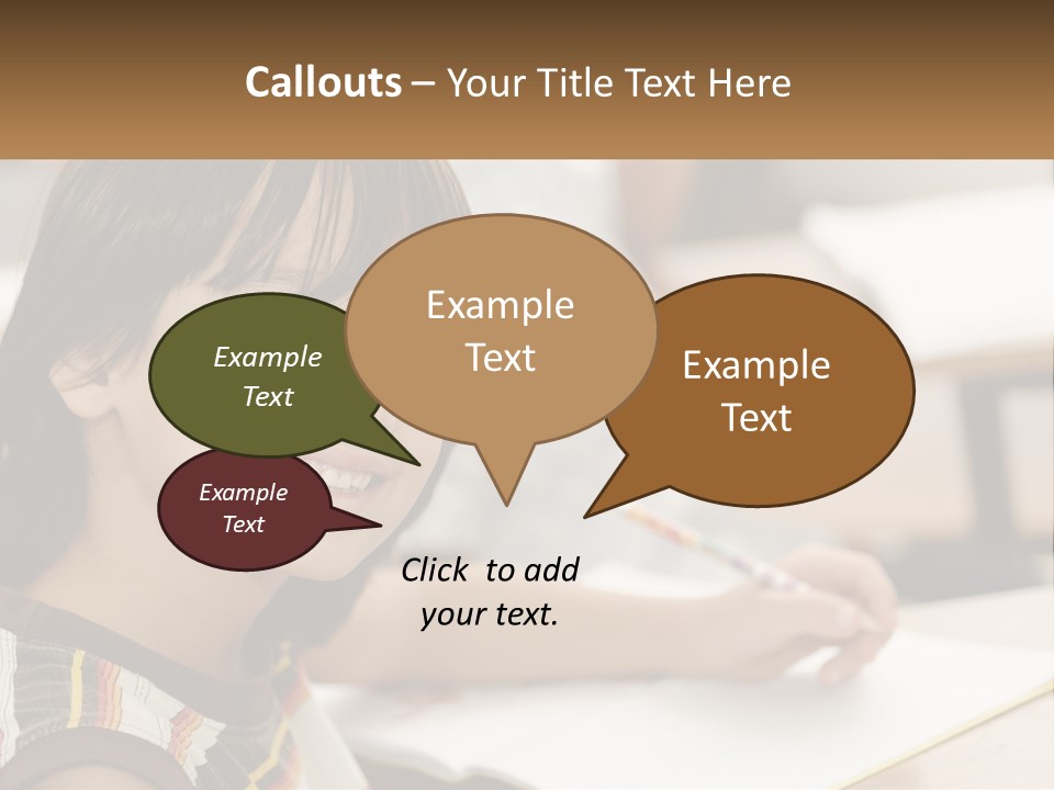 Boy Caucasian Child PowerPoint Template