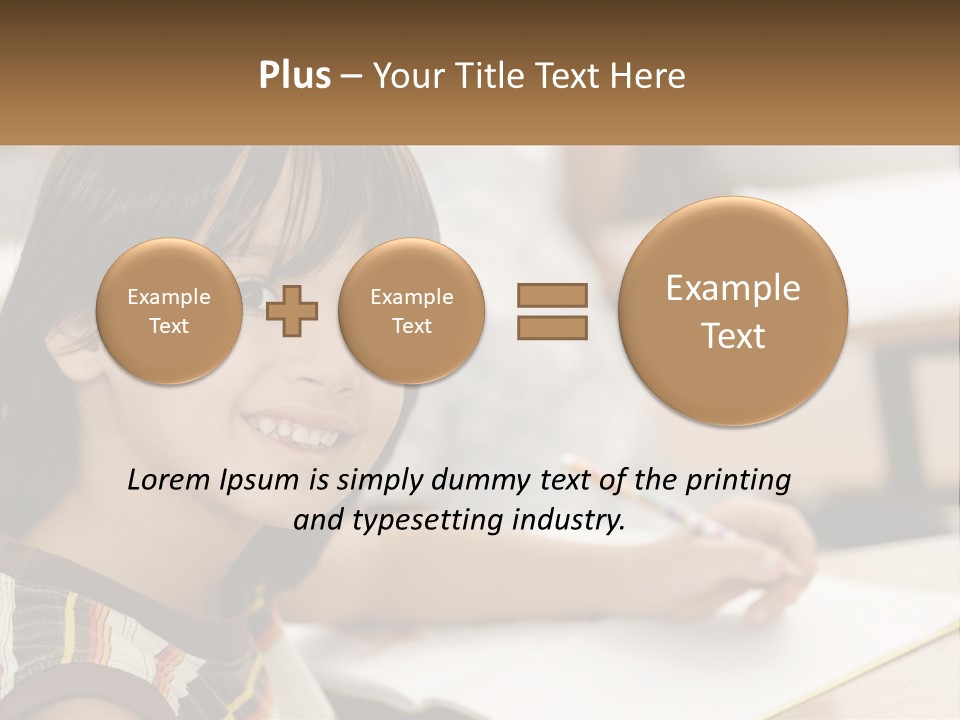 Boy Caucasian Child PowerPoint Template