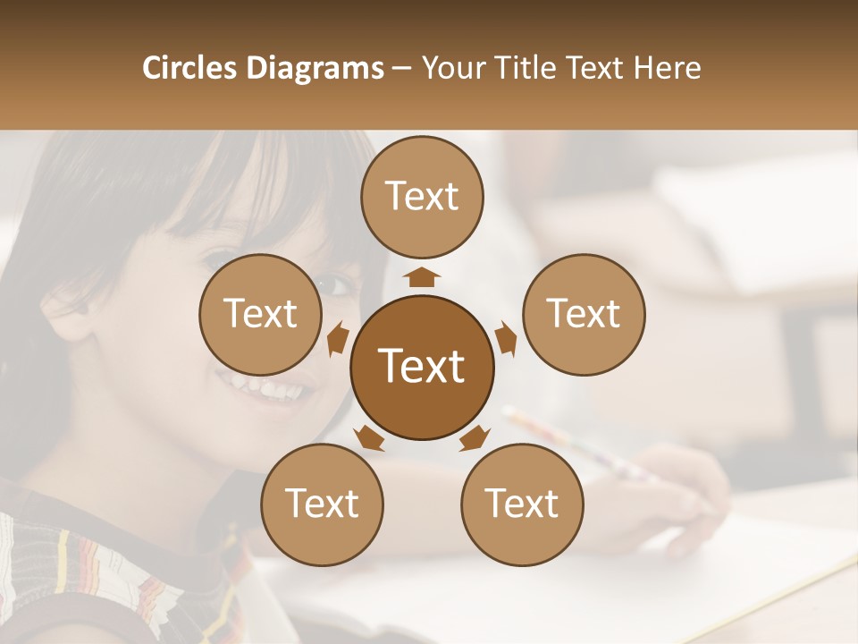 Boy Caucasian Child PowerPoint Template