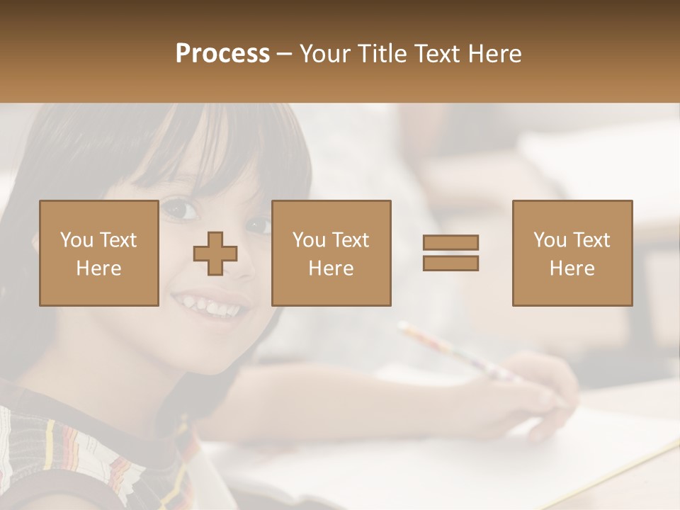 Boy Caucasian Child PowerPoint Template