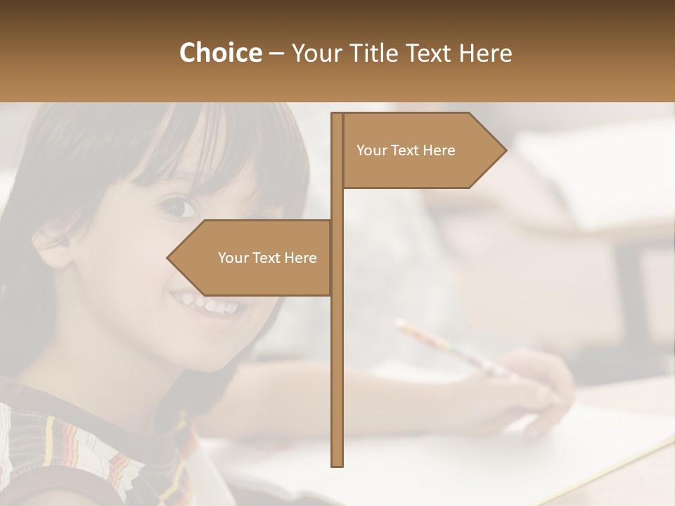 Boy Caucasian Child PowerPoint Template