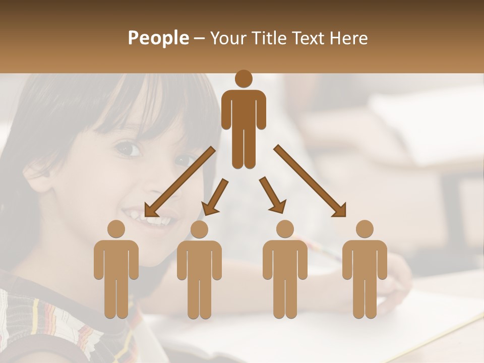 Boy Caucasian Child PowerPoint Template