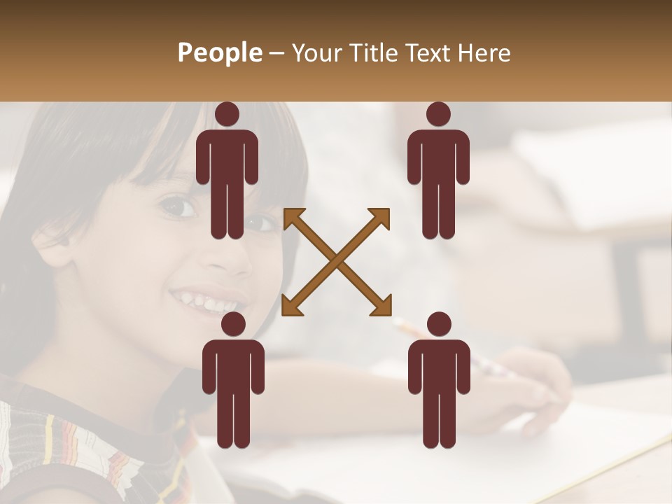 Boy Caucasian Child PowerPoint Template