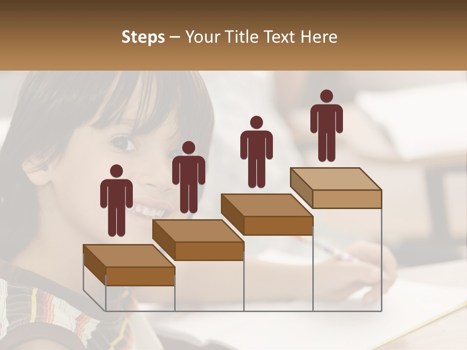 Boy Caucasian Child PowerPoint Template