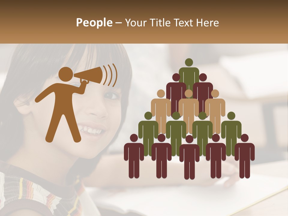 Boy Caucasian Child PowerPoint Template