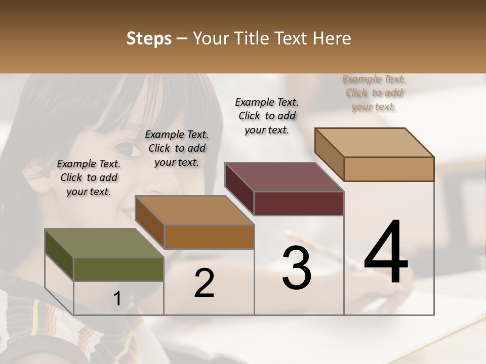 Boy Caucasian Child PowerPoint Template