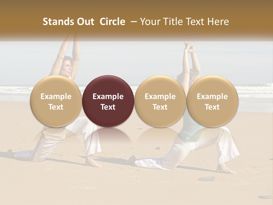 Happy Men Spirituality PowerPoint Template