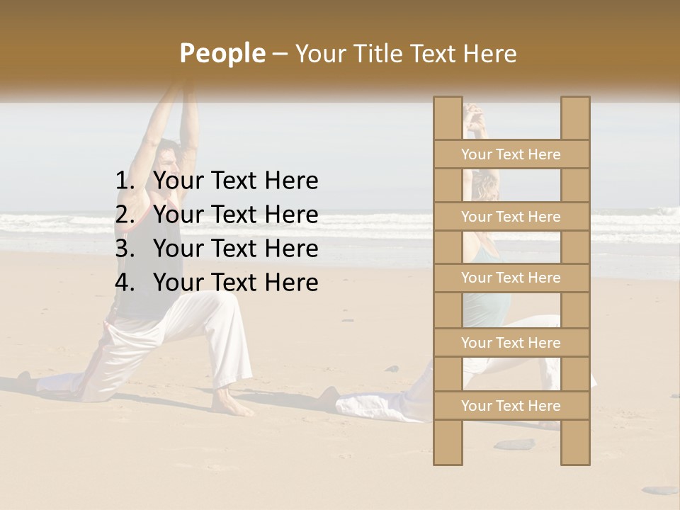 Happy Men Spirituality PowerPoint Template