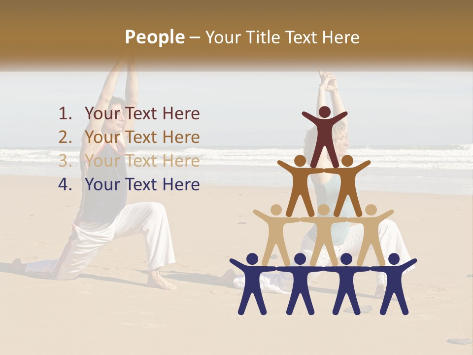 Happy Men Spirituality PowerPoint Template