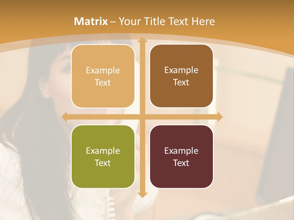 Happy Office Beautiful PowerPoint Template