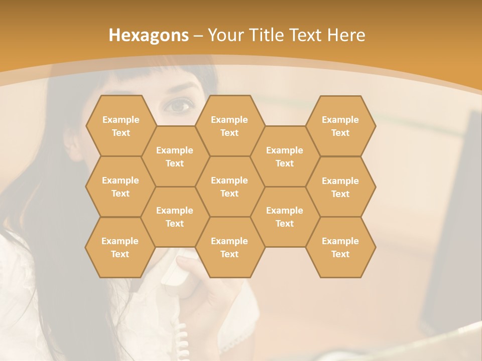 Happy Office Beautiful PowerPoint Template