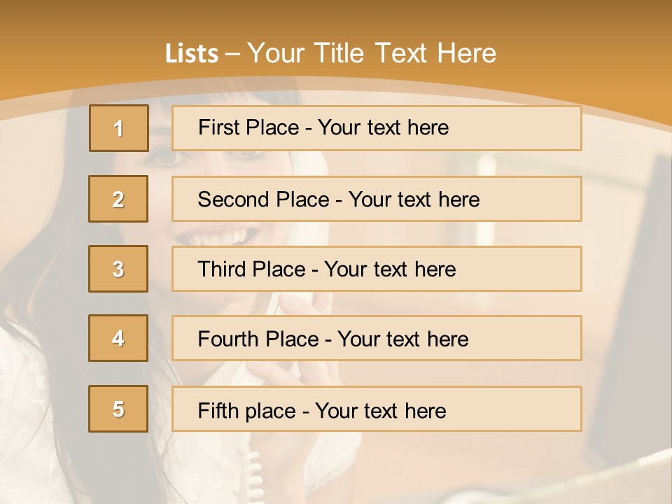 Happy Office Beautiful PowerPoint Template