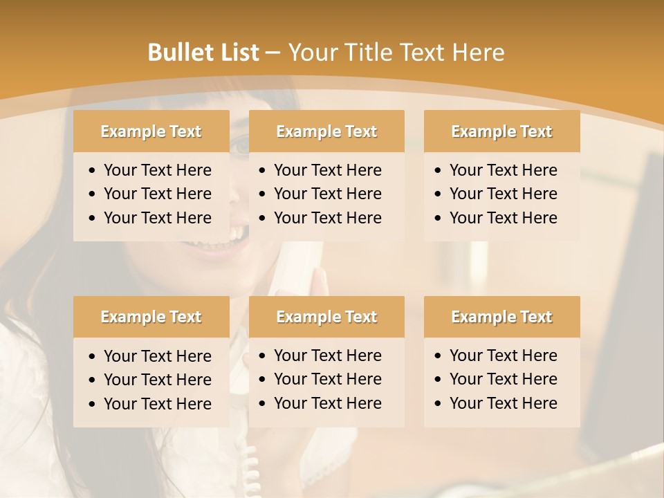 Happy Office Beautiful PowerPoint Template