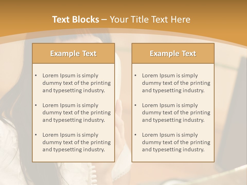 Happy Office Beautiful PowerPoint Template