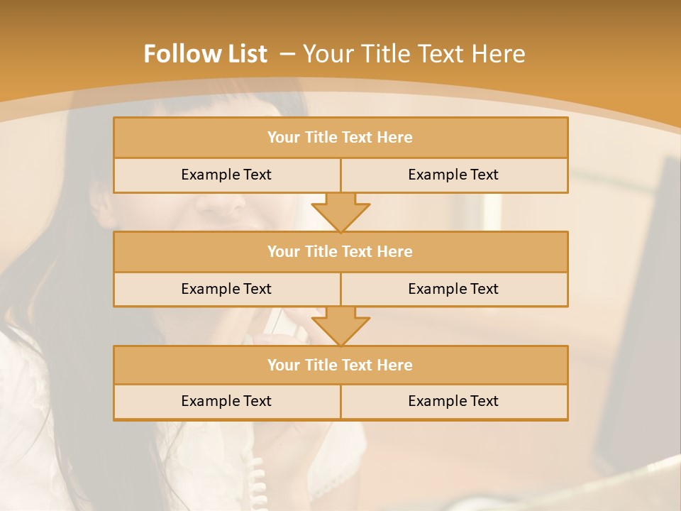 Happy Office Beautiful PowerPoint Template