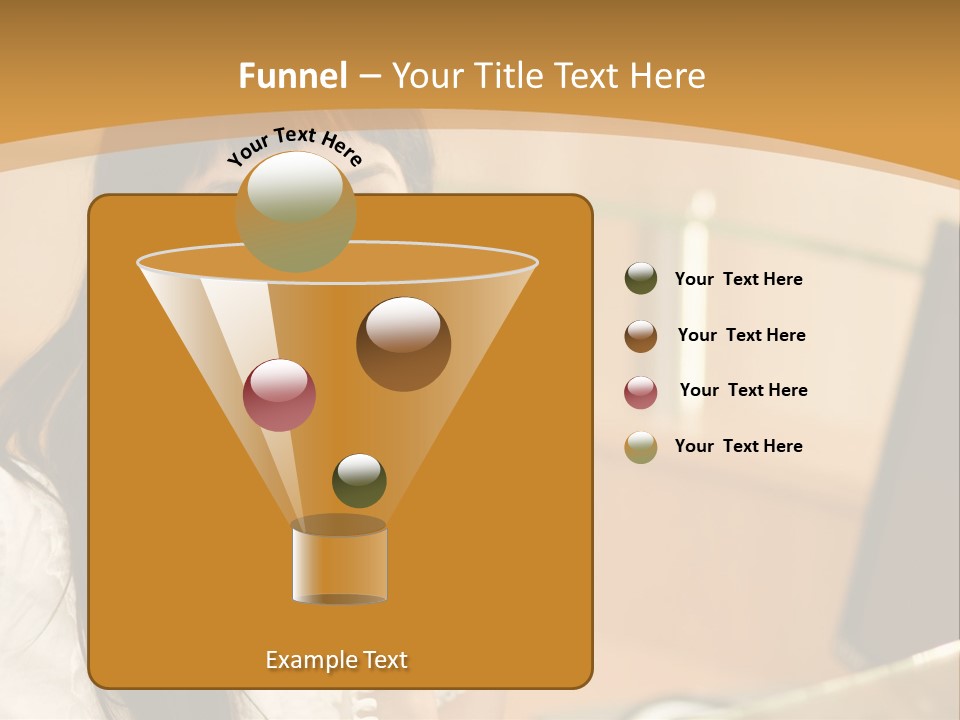 Happy Office Beautiful PowerPoint Template