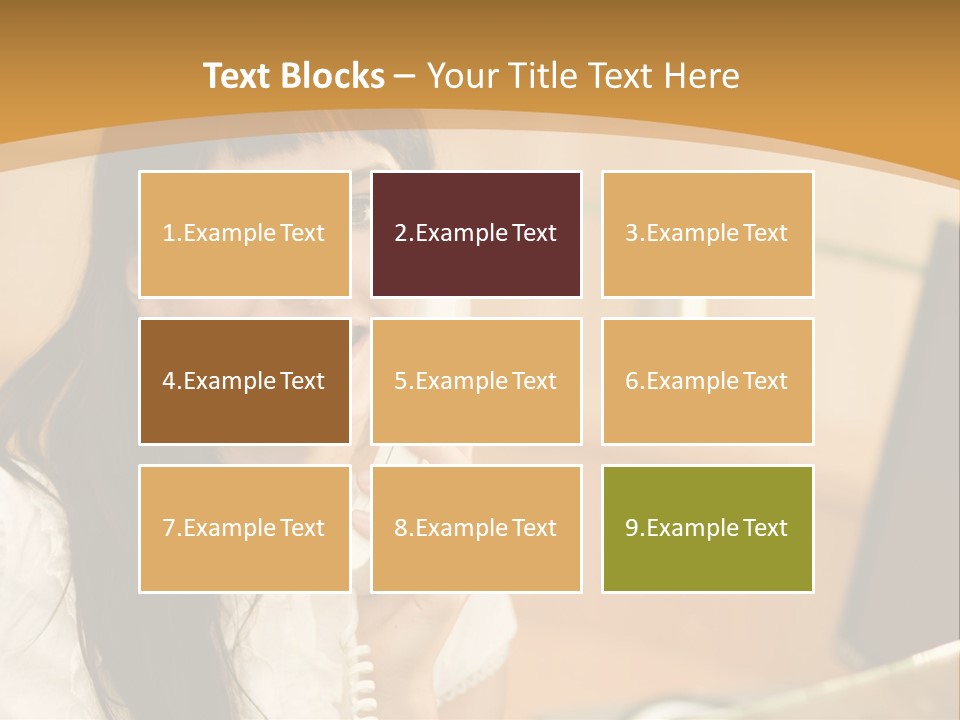 Happy Office Beautiful PowerPoint Template