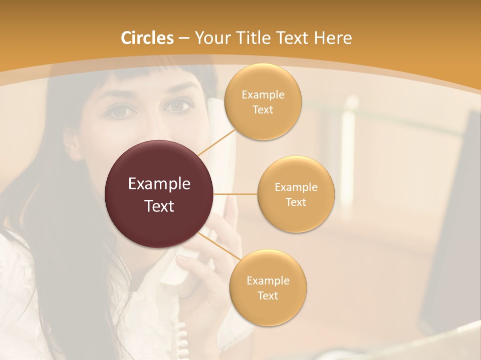 Happy Office Beautiful PowerPoint Template