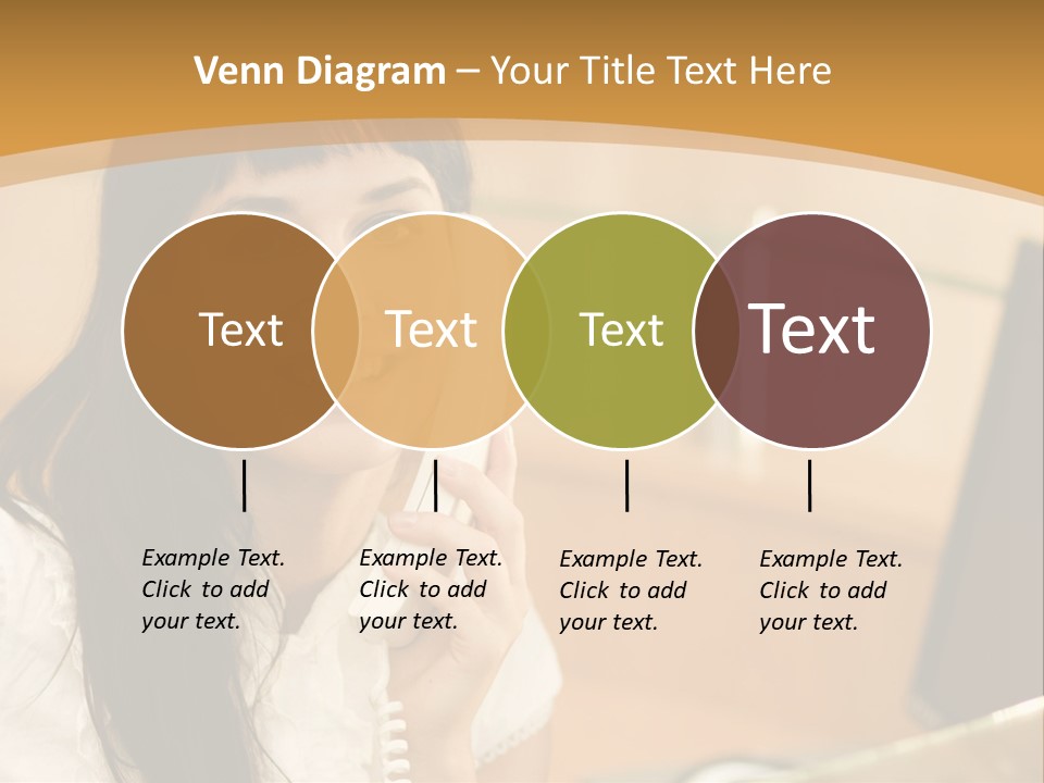 Happy Office Beautiful PowerPoint Template