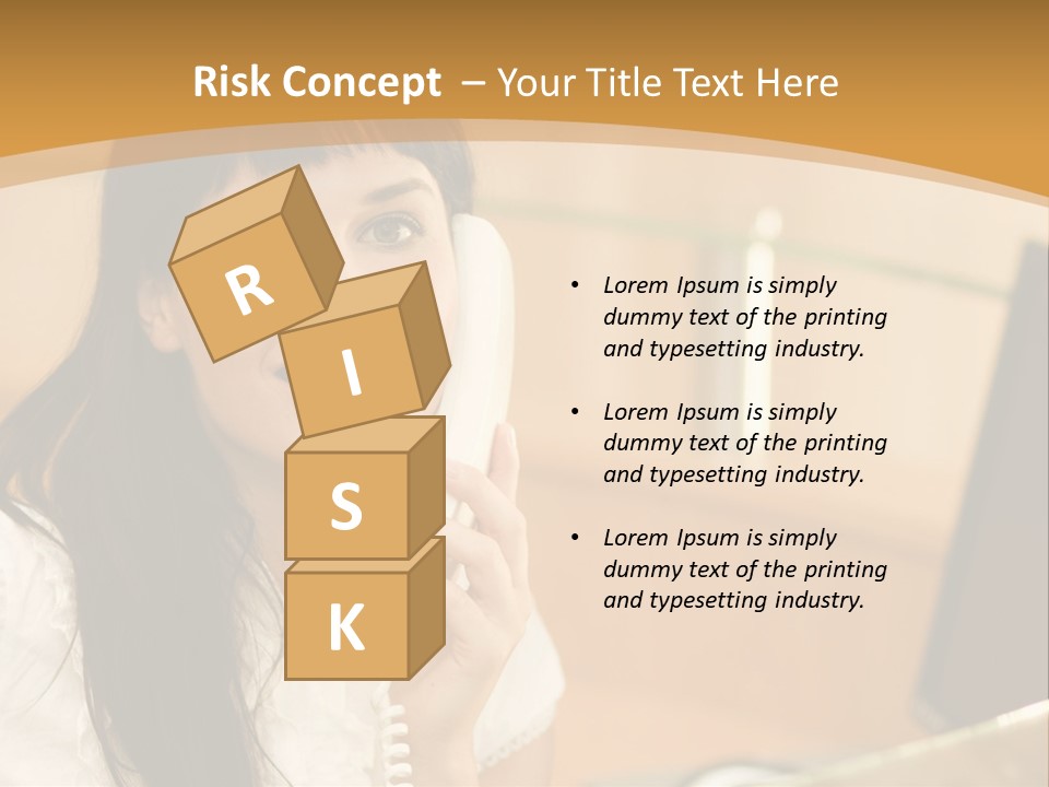 Happy Office Beautiful PowerPoint Template