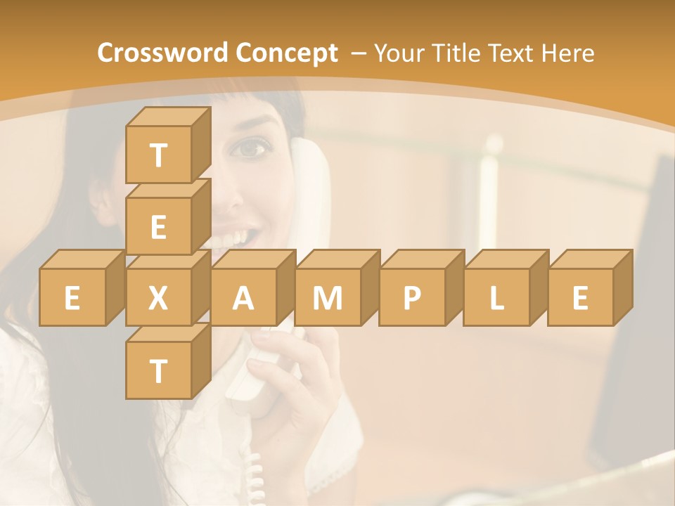 Happy Office Beautiful PowerPoint Template