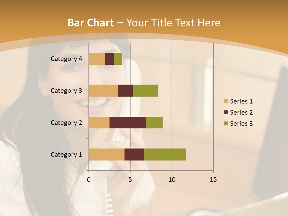 Happy Office Beautiful PowerPoint Template