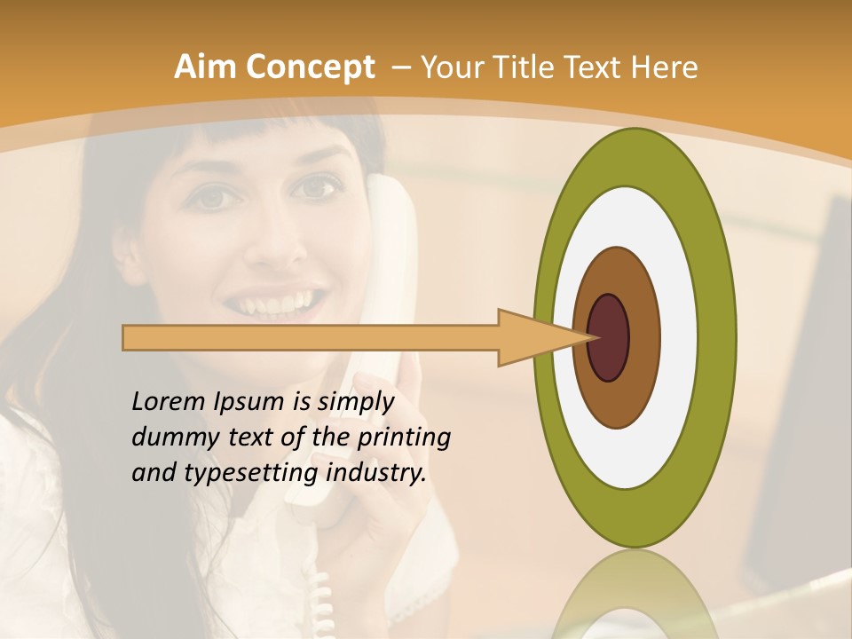 Happy Office Beautiful PowerPoint Template