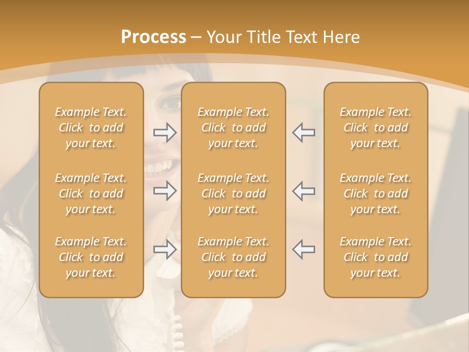 Happy Office Beautiful PowerPoint Template
