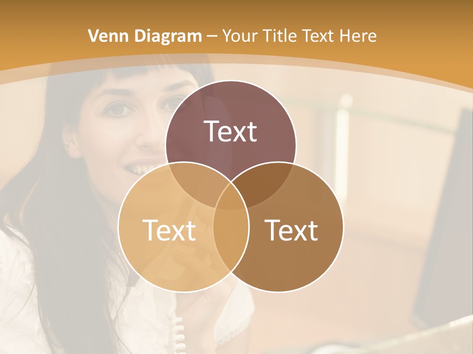 Happy Office Beautiful PowerPoint Template