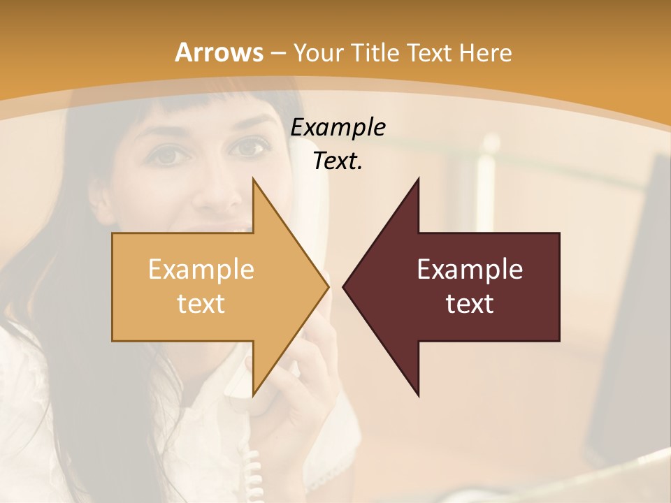 Happy Office Beautiful PowerPoint Template