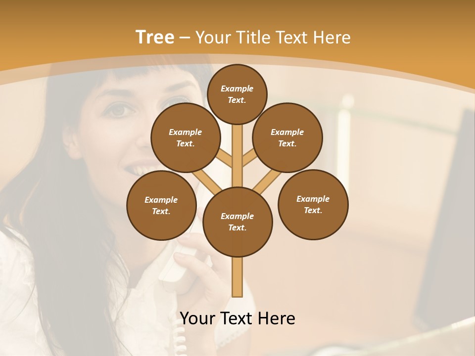 Happy Office Beautiful PowerPoint Template