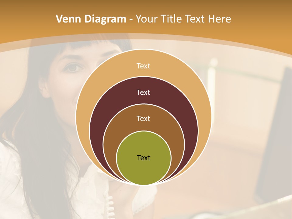 Happy Office Beautiful PowerPoint Template