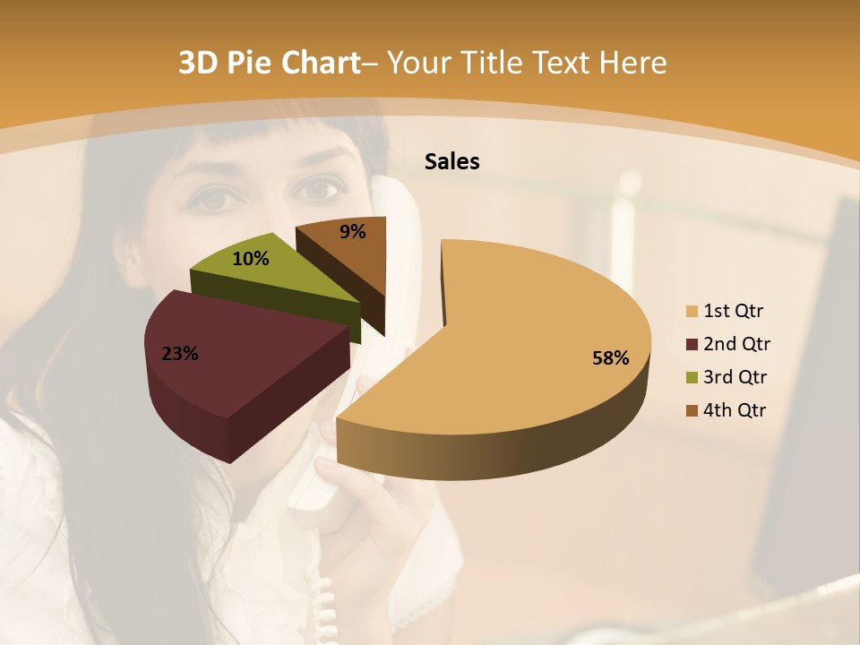 Happy Office Beautiful PowerPoint Template