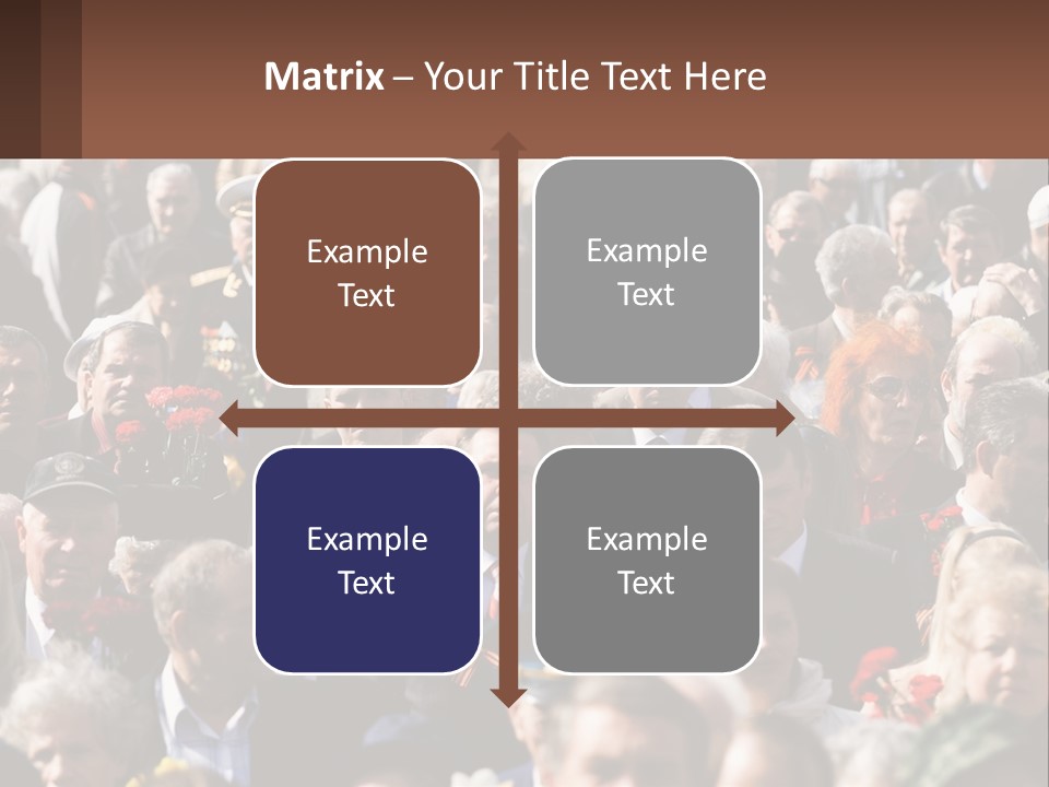 Single Mother Sunset PowerPoint Template