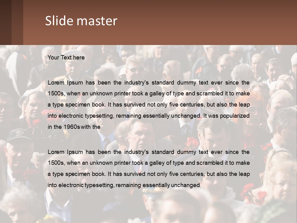 Single Mother Sunset PowerPoint Template