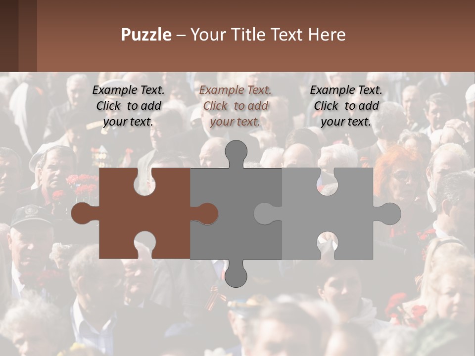 Single Mother Sunset PowerPoint Template