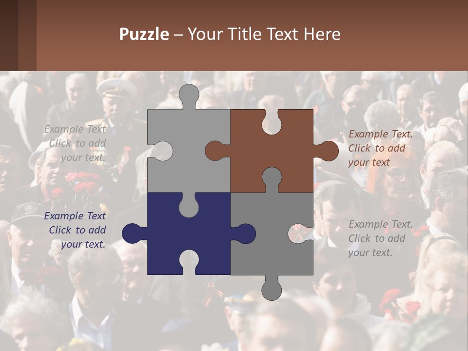 Single Mother Sunset PowerPoint Template