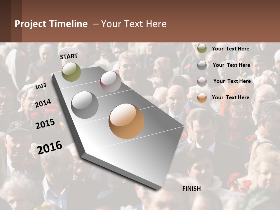 Single Mother Sunset PowerPoint Template