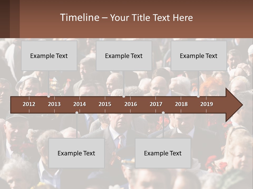 Single Mother Sunset PowerPoint Template