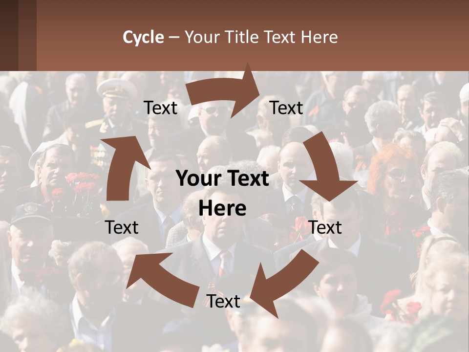 Single Mother Sunset PowerPoint Template