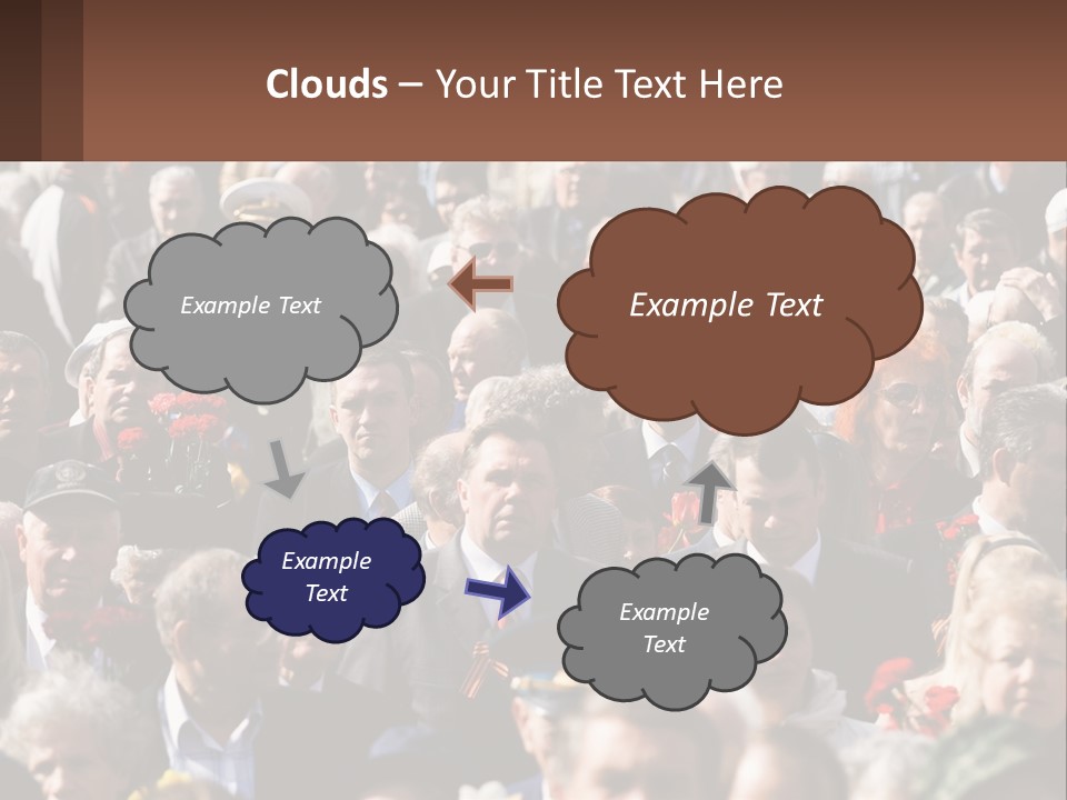 Single Mother Sunset PowerPoint Template