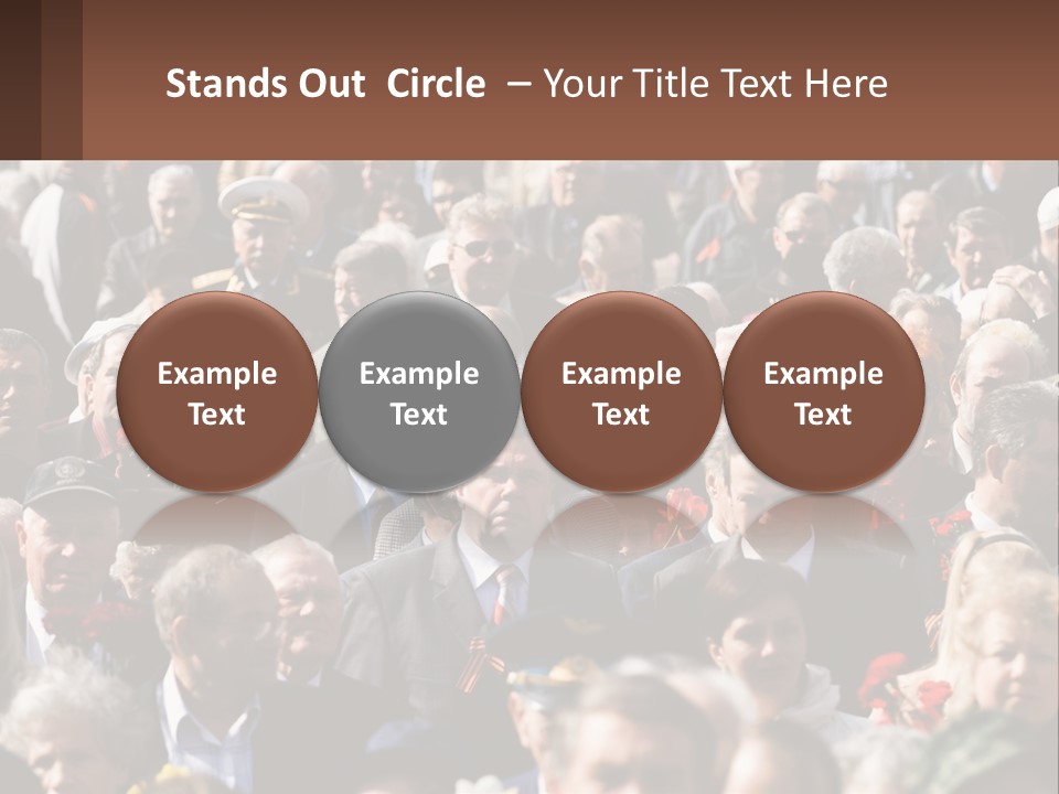 Single Mother Sunset PowerPoint Template