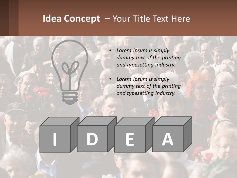 Single Mother Sunset PowerPoint Template