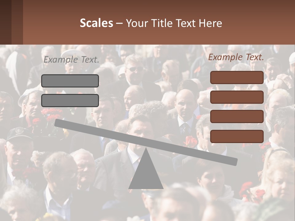Single Mother Sunset PowerPoint Template