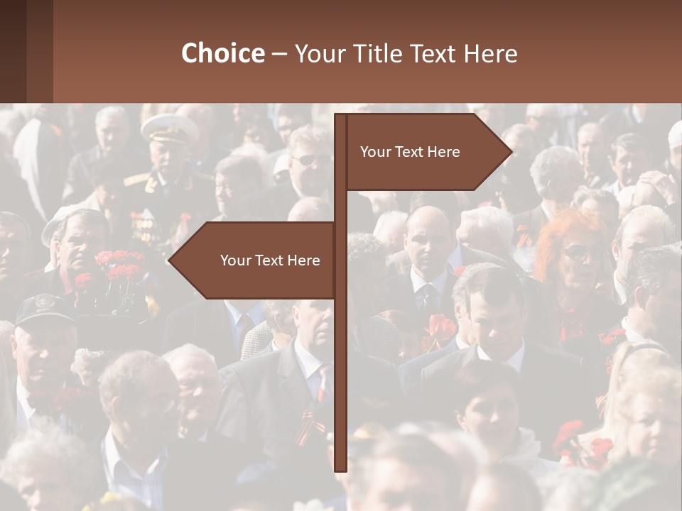 Single Mother Sunset PowerPoint Template