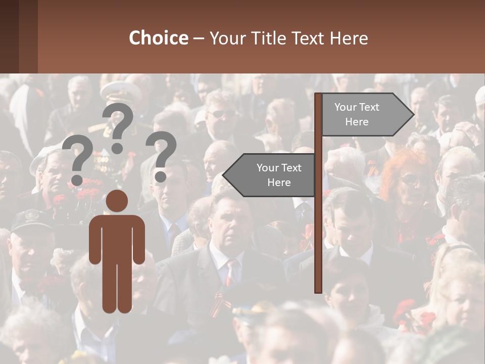 Single Mother Sunset PowerPoint Template